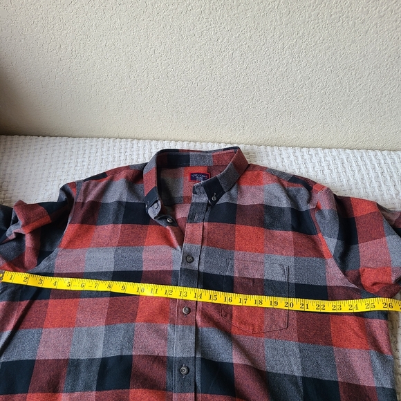 Untuckit Men's Longs Sleeve Fannel Shirt Plaid Size 2XL - Picture 6 of 10